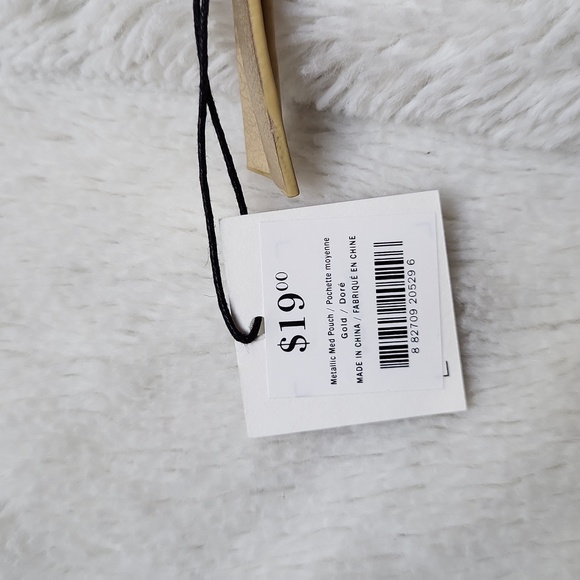 NWT! Gold Dazzle Medium Pouch! - Picture 2 of 9